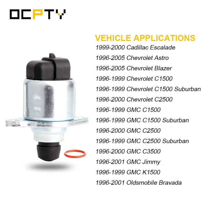 OCPTY Idle Air Control Valve 2H1067 17113209 2173160 8171132090 AC142 for 1999-2000 for Cadillac Escalade | 1996-2007 for Chevrolet | 1996-2007 for GMC | 1996-2001 for Oldsmobile Bravada IAC Valve - Image 2